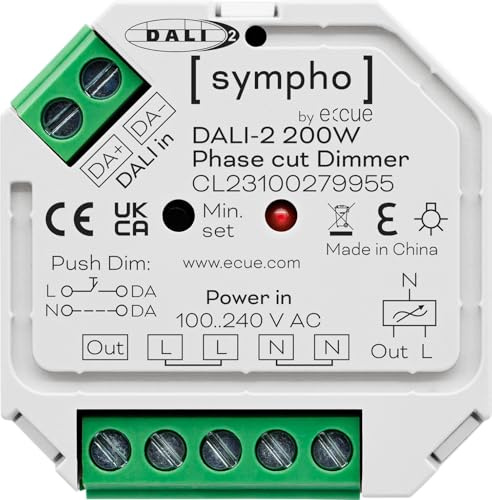 DALI-2 200W LED Dimmer für Lichtsteuerung und Gebäudeautomation