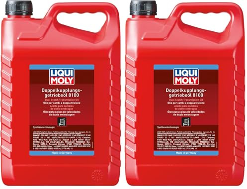 LIQUI MOLY Doppelkupplungsgetriebeöl 8100 | 5 L | Getriebeöl | Hydrauliköl | Art.-Nr.: 20626, farblos (Packung mit 2)