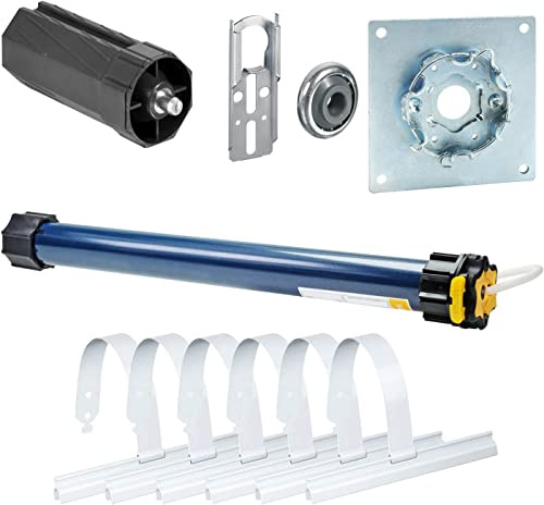 NOBILY Bundle bestehend aus Somfy Rolladenmotor LT50 Gemini 25Nm/50kg Zugkraft, Nobily Blendkastenlager & Mechanik-SET