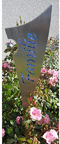 Pflanzen Kölle Beetstecker Lichtblicke, Edelstahl mit Stab, 120 x 20 x 4 cm
