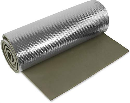 normani 1, 2, 3 oder 5 Ultraleichte Isomatten mit Aluminiumbeschichtung/Alu-Thermomatte Isomatte Farbe Oliv