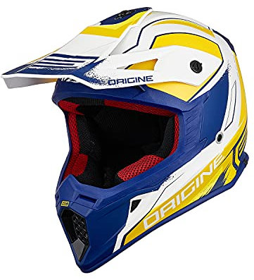 ORIGINE Casco Motocross Moto Off-Road Casco Integrale Omologato ECE 22-05, per Protezioni Casco Per Downhill MTB Quad Enduro ATV