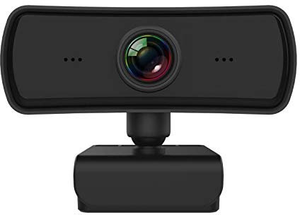 Xiaochen Cámara Web Focus FUNCIONADO HD 2K Webcam Mini COMPUTADORA PC Cámara Web con micrófono Cámaras de cámaras de la cámara USB 2.0 for computadora portátil de Escritorio PC
