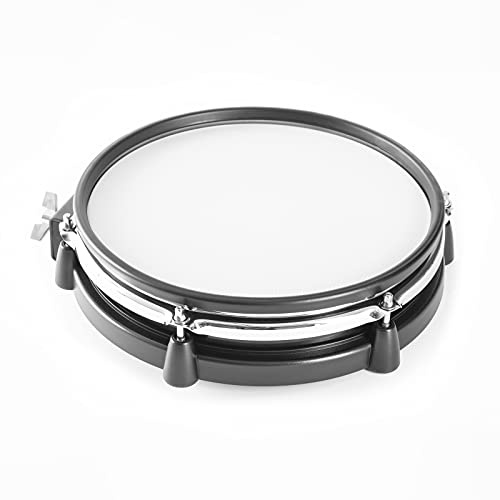 Fame FSP10W 10 Zoll Dual Zone E-Drum Pad, Snare/Tom, Mesh Head, Stereo, Universal Trigger, inklusive Kabel, optimiert für DD-6600, DD-6500, DD-8600, DD-ONE