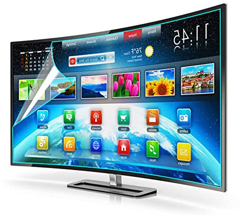 KELUNIS Anti-Lumière Bleue Protecteur D'écran TV - Panneau Anti-Éblouissant Anti-Rayures Film Ultra-Clair Rendre La Lumière Douce pour TV HD LCD, LED, OLED Et QLED 4K,49 (1075 * 604)