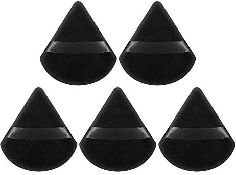 Neoreser 5 Stück Dreieck Makeup Puderquaste, Kosmetik Gesicht Puderquaste Schwämmchen, Make up Werkzeug für Loses Puder oder Foundation, Nass Trocken Make up Werkzeug