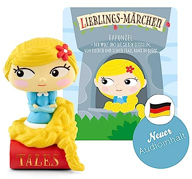 tonies Hörfigur für Toniebox, Lieblings-Märchen – Rapunzel und weitere Märchen, Hörspiel für Kinder ab 3 Jahren, Spielzeit ca. 65 Minuten