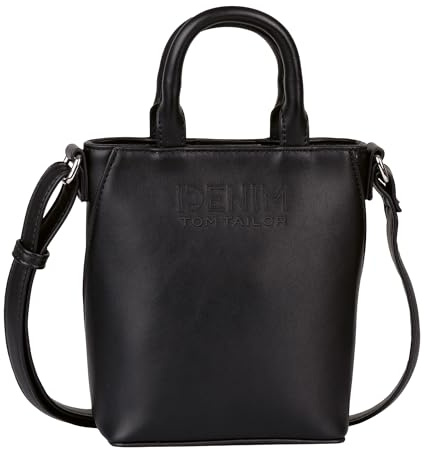 TOM TAILOR Women's Heidy Shopper, black, 23,5x9x25, 004335