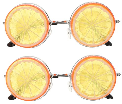 CAXUSD Zitrone Brille Party-verkleidungsbrille Lustige Brillen Zitronenbrillen Cosplay-partybrillen Brillen Für Party Dekoration
