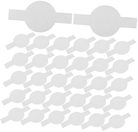 Ciieeo Doublures en Papier Sulfurisé Blanc Lot de 100 pour Moules à Gâteaux Double Poignée, Antiadhésives, Imperméables, Prêtes à L’emploi pour Cuisson et Vapeur
