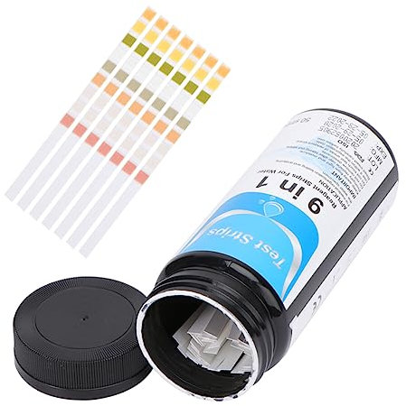TOPBATHY 50pièces Kit De Test Eau De Piscine De Test De Ph De Dureté De Eau Papiers De