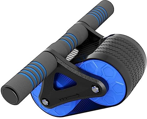 Milisten Bauchmuskeltrainer Automatischer Kickback-ab-roller Bauchrad Fitnessgerät Übungsrolle Für Rumpftraining Robust Für Fitnessgebrauch