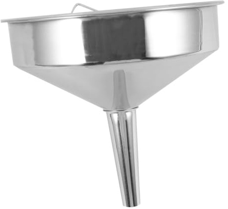 Anneome Embudo Industrial De Acero Inoxidable Para Transferencia De Líquidos Diseño Extragrueso y Fácil Limpieza Adecuado Para Uso Automotriz y Manejo De Combustible