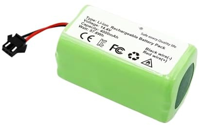 Batería De Litio, Compatible Con Conga, 1090, 990 Y 950, Y Con Cecotec. Batería De Iones De Litio De 14,4 V Y 4,0 Ah.(2600mAh)