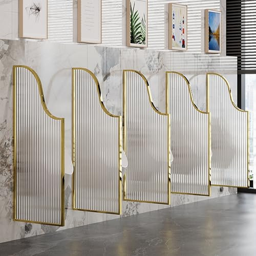Separador de baño público para hombre, pantalla de urinario de pared de vidrio templado, divisor de privacidad para orinario, accesorios para hoteles y baños