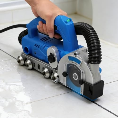 Industriell elektrisk kakelsprickrengörare + injekteringsborttagningsmaskin + 1 200 W kraftfull motor + gammal injekterings- och cementborttagning + kommersiella och hushållskakelrenoveringsprojekt 5