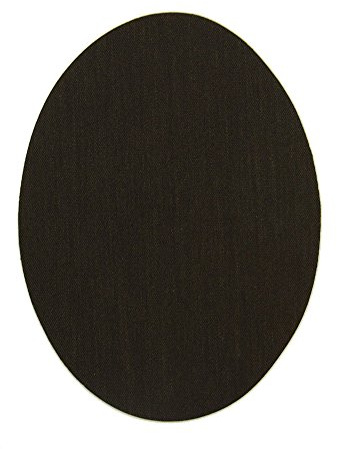6 Aufbügelflicken Patches Farbe Dunkelbraun – Kinder Kleidung reparieren: Hosen, Pullover, Jacken, 10,5 x 8 cm