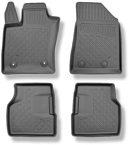 Mossa - TPE Fußmatten Auto kompatibel mit Alfa Romeo Tonale 965 SUV (05.2022- ) auch für Hybriden - schwarz Automatten Autoteppiche - G