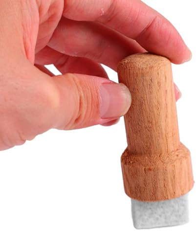 Gitarren-Bundbürste, Gitarrensaiten-Reiniger 7,4 x 2,2 x 2,2 cm Gitarrenbundradierer Rostentferner Bürste Saiten- Und Bundpflege Zum Reinigen von Akustikgitarren, Bass-Ukulele