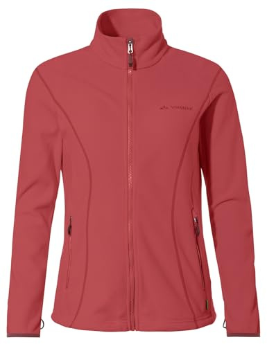 VAUDE Damen Rosemoor Fleecejacke, Zip-In-Funktion, angenehm warm und atmungsaktiv, brick, 44