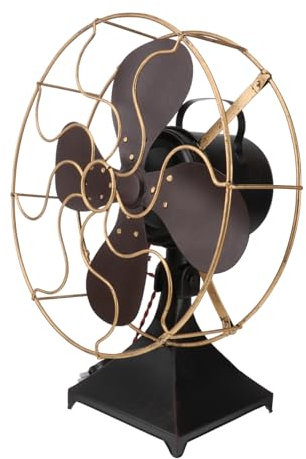 Zerodeko Ventilatore Da Tavolo in Ferro in Stile Vintage Decorativo Per La Casa E La Camera Da Letto