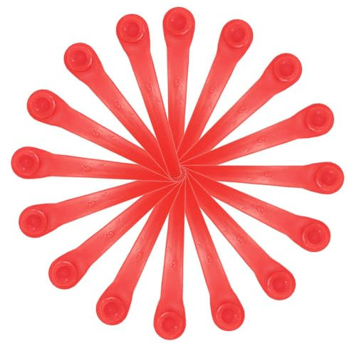 100pcs-Plastic Replacement Blades Lawn Mower Cutting Cordless Grass Strimmer Trimmer for EasyCut Li-18/23 R ComfortCut Li-18/23 R AccuCut 400 Li AccuCut 450 Flymo