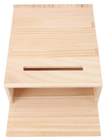Handgefertigtes Fledermaushaus, Wetterbeständiger Fledermauskasten aus Holz für den Außenbereich, Garten, Terrasse, Hof, Sicherer Schlafplatz, Einfache Installation mit Stabilen