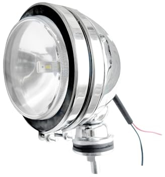 Simoni Racing SR/DL5 Depth Light, Universeller Zusatzscheinwerfer, LED-Tiefenlicht, 12V, Rund, Superweißes Licht, H3 Lampe