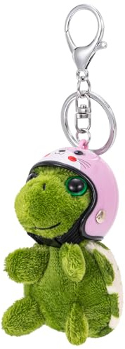 MWOOT Mignon Porte clés Peluche douce Tortue Pendentif Porte clés Personnalisé Voiture Porte clé Sac à dos Sac à main Charmes Cadeau pour femmes et filles