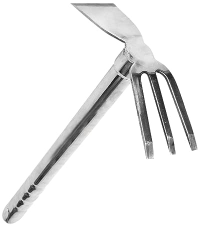 TOYANDONA Azada De Acero Inoxidable Pequeña para Jardinería Herramienta De Azada para De Hortalizas Resistente para Deshierbar