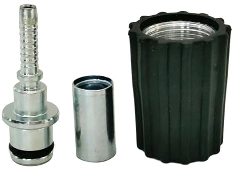 Practical Quick Connect M14 Hose Adapter Heavy Duty Steel Design High Pressure Resistant Washer Water Pipe Fitting