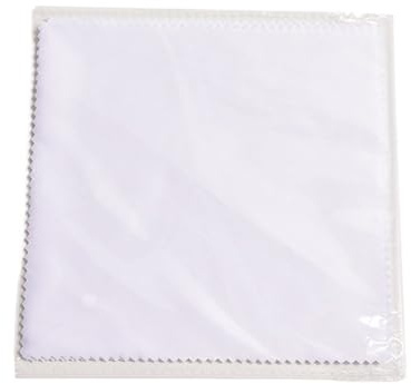 Paño de Limpieza Gafas Microfibra Reutilizable Punto, 10 Unidades, 15 x cm, portátil, sin Pelusa, for Limpiar la Pantalla Las Lentes(White10pcs)