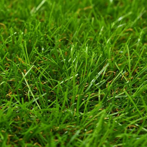 Gecheer Tappeto Erba Sintetica Verde 1x5 m, Densità Alta, Resistente ai raggi UV, Ideale per Patio e Giardino