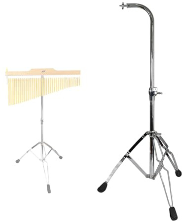 ENNBOM Height Adjustable Bar Chimes Tripod Stand Detachable Wind Chime Stand Foldable Universal Mounting Bracket for Music