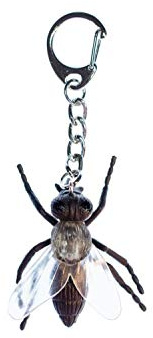 Miniblings mouche Porte-clé Porte-clés volant fourmi insectes - bijoux à la mode main I I Pendentif trousseau de clés Porte-clef