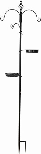 Esschert Design Futterstation, in der Größe L, aus dem Material „Metall“, 51,5 x 18,3 x 200,5 cm