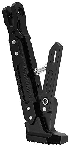 Universal Verstellbarer Aluminium Motorradständer Mit Seitenstütze Für Sicheren Halt Beim Parken Robuste Parkhilfe Alle Motorradtypen, Inkl. Montagezubehör Outdoor Und Geländeeinsatz,