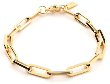 THIORA Gliederarmband Damen Edelstahl Gold