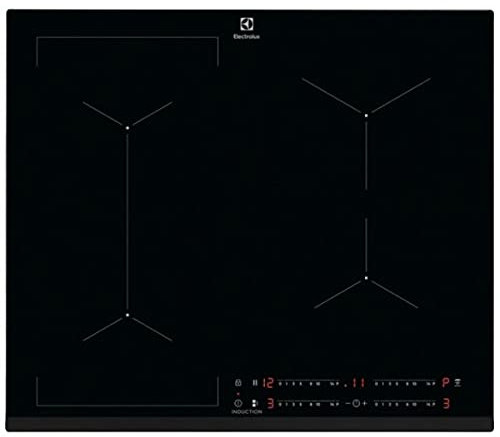 Electrolux EIL63443 - Piano cottura ad induzione da 60 cm, n° 4 Fuochi,Nero