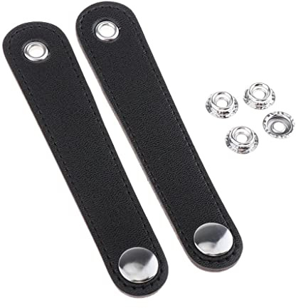Balghalter Riemen Akkordeon Balg Ersatzteile Riemen, Schwarzes - Mittenabstand 10,6 cm