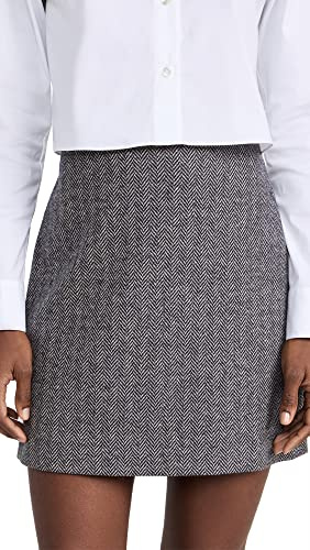 Theory Women's Abbot Knit High-Waisted Mini Skirt, Multi, 12