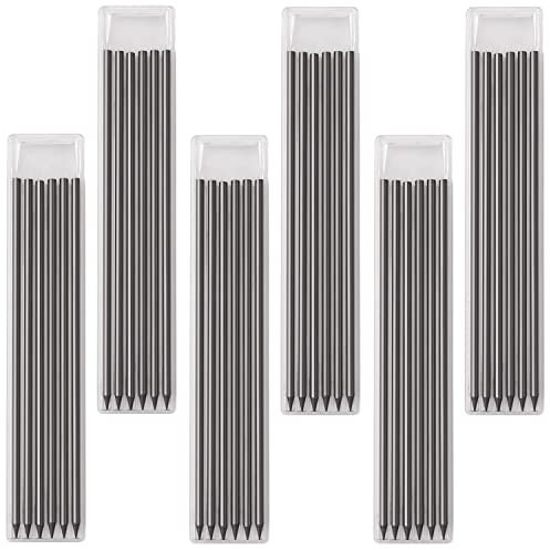 36 Stück 2,8 mm Bleistiftminen, Ersatzminen, Solide Tieflochmarker Konstruktion Bleistift Ersatz, Bleistift Ersatzminen für Architekt Zeichnen (Black)