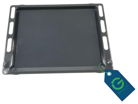G GRIMALDI Leccarda teglia vassoio 477 x 365 mm compatibile con Whirlpool e Hotpoint Ariston e Franke, colore grigio per forno C00511979 481011091369 LC001