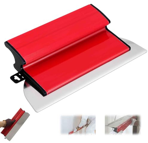 Drywall Skimming Blade, 25cm Skimming Blade, Stainless Steel Skimming Blade with Z Shaped Handle, Plastering Tools for Smoothing and Finishing Concrete Coatings