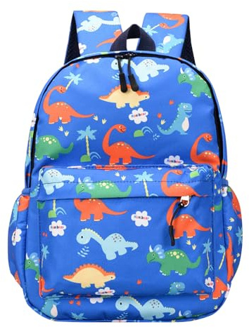 YAMEIZE Mochilas Infantil Personalizadas Guarderia Niño- Ligero Dinosaurio Mochila Pequeña Niño Escolar 2-6 años
