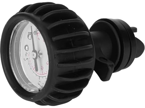 30PSI Rubber Dinghy Air Pressure Gauge, Single Barometer for Inflatable Boat, Easy to Read, Suitable for Hand Pump, Water Sports