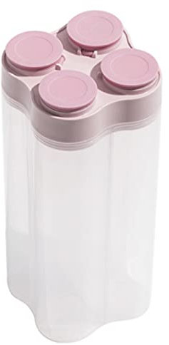 YXUANYZNB Storage Jar Made of Plastic, Bulk Can, Muesli Cans, 2.5L, Muesli Dispenser, Food Storage Containers, Storage Container