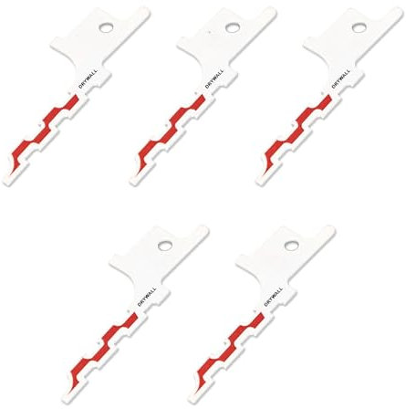 Ruimou 5PCS 48-00-1640 Lama per sega alternativa compatibile Milwaukee strumento elettrico, adatto per il taglio di cartongesso, cartongesso