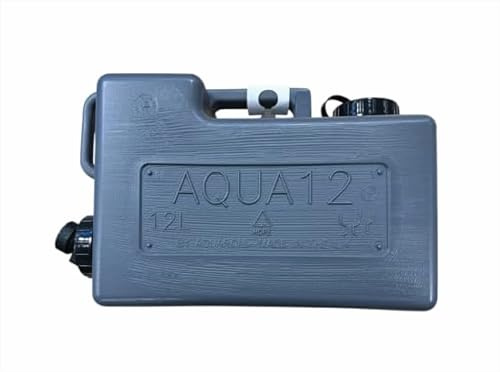 Hitchman Aqua 12 Fresh Water Container – 12L Portable Water Carrier with Secure Cap & Easy-Pour Spout – BPA-Free, Durable Water Storage for Camping, Caravans, Motorhome and Boats