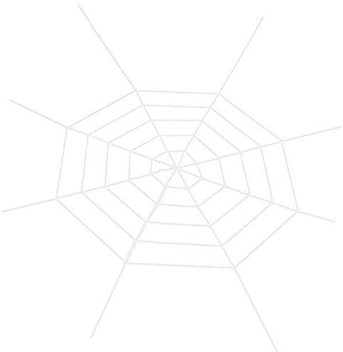BESPORTBLE 2.5m Spinnennetz Dekoration Halloween Faden Weiß Für Innen Und Außen Spinnennetz Accessoire Requisiten Für Halloween Party Und Dekoration